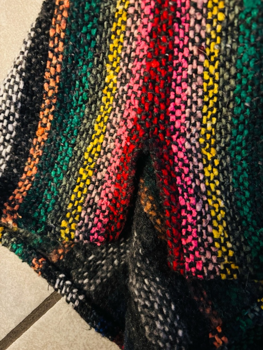 Vintage Baja Hoodie “Drug Rug” - Picture 7 of 9
